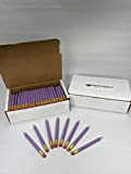 Half Pencils With Eraser – Golf, Classroom, Pew, mini, corta, non tossico, Hexagon, Sharpened, 2 Pencil, color – lilla (viola), confezione da 144, (1 Gross) Golf ...