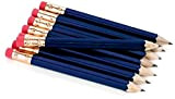Half Pencils With Eraser – Golf, Classroom, Pew, short, mini – Hexagon, Sharpened, non Toxic, 2 Pencil, color – navy, blu (confezione da 36) Golf Pocket Pencils