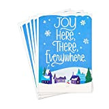 Hallmark - Biglietti di Natale con scritta "Joy Everywhere" (6 biglietti con buste)