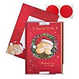 Hallmark Biglietto di Natale in scatola per qualcuno di speciale – Cute Forever Friends Corona e Cuore