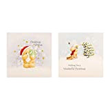 Hallmark Forever Friends - Biglietti di Natale in confezione da 12 carini disegni, per la beneficenza