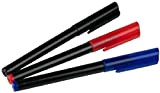 Hama CD-/Dvd-Rom Pens, Set of 3, Black/Red/Blue marcatore Permanente