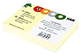 Han 9812, cartoncini Croco, robusto cartone schedario, con stampa colorata, 10 confezioni da 100 carte, Giallo A7