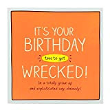 Happy Jackson Happy Birthday card – It' s your birthday, Time to get Wrecked.