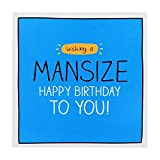 Happy Jackson Happy Birthday card – Wishing a Mansize Happy Birthday to you