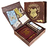 Harry Potter Kit Cancelleria con Agenda A5, Bacchetta Penna Harry Potter e Voldemort, Set Carta da Lettere, Adesivi, Harry Potter ...