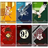 Harry Potter - licenza ufficiale Wizarding World - 12 Quaderni scuola - formato A4 - Rigatura 1R senza margine - ...