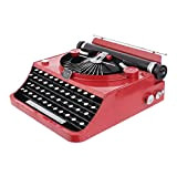 HEALLILY Typewriter Vintage Typewriter Model Desktop Ornament Ornamento retrò Giocattoli per La Macchina da Scrivere di Compleanno Gli Amanti degli ...