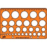 Helix Circle - Maschera stencil con 30 cerchi arancione