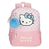 Hello Kitty Wink Zaino per la scuola adattabile a carrello rosa 25 x 32 x 12 cm poliestere 9,6 L, ...