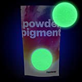 Hemway | Pigmenti metallici Dye bagliore verde pigmenti in polvere della scintilla per la resina epossidica, poliuretanica Paint - 100g