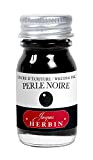 Herbin 11509T - Inchiostro per penna stilografica e roller, prodotto senza packaging, 10 ml, Nero (Perla)