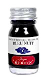 Herbin 11519T - Inchiostro per penna stilografica e roller, prodotto senza packaging, 10 ml, Blu (Notte)