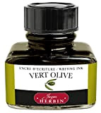 Herbin 13036T - Inchiostro per penna stilografica e roller, 30 ml, Verde (Oliva)
