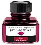 Herbin 13068T - Inchiostro per penna stilografica e roller, 30 ml, Rosso (Opéra)