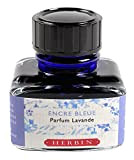 Herbin 13710T -Una boccetta di inchiostro profumato Les subtiles per penne stilografiche e roller, 30 ml, inchiostro blu e profumo ...
