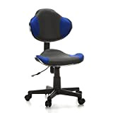 hjh OFFICE 633000 Sedia da ufficio per bambini KIDDY GTI-2 grigio blu, ideale per l'inizio dell'anno scolastico, sedia ergonomica, regolabile ...