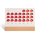 hkwshop Calendari da Tavolo Calendario da Tavolo 2021 Creativa angolato Calendario da Tavolo con la Base, for la casa e ...