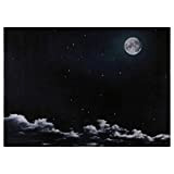 Holyart Cielo Notturno con Luna in Carta 70x100 cm