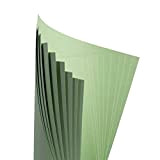 House of Card & Paper - Carta colorata, formato A4, 80 pezzi Pale Green (Pack of 50 Sheets) Verde
