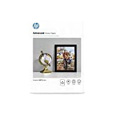 HP Carta Fotografica Lucida HP Advanced Q5456A, Grammatura 250 g/m2, Formato A4, Confezione da 25 Fogli