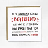 "I Love You Boyfriend" Happy Birthday – biglietto per Jackson