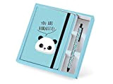 I-Total - Set Notebook A5 (200 facciate) + Penna Varie Fantasie (Panda)