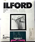 Ilford 1769881 Multigrade IV 1M 13X18 25 Sheets 13 x 18 cm Carta fotografica