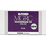 Ilford Multigrade V RC Deluxe Pearl Surface - Carta fotografica in bianco e nero, 190 g/m², 8 x 10, 100 ...