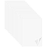 inodiref 20 Fogli Adesivi in Vinile A4 Trasparente Carta Carta Olografica in Vinile A4 Stampanti di Etichette Stampabili per Forniture ...