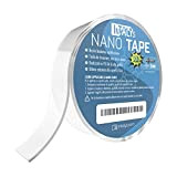 InTAPE Nano Tape, Nastro Biadesivo Extra Forte in Gel Trasparente Riutilizzabile (23x2mm, 4Metri)
