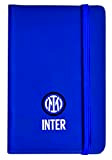 Inter Taccuino a Righe, Copertina Rigida, Chiusura ad Elastico, Formato Large 15x 21 cm, Colore Blu