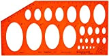 Isometric Ellipses Ellipse forme e simboli Stencil, motivo: disegno di redazione