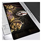 ITBT God of War Tappetino Mouse Gaming 900x 400mm XXL per Mouse e PC, 3mm Mouse Pad Antiscivolo Fondo in ...