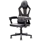 ITEK 4CREATORS CF50 Sedia Gaming ergonomica Nero, schienale reclinabile e poggiatesta regolabili, supporto lombare, comfort e design, ideale come sedia ...