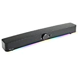 Itek Gaming Soundbar S100 illuminazione RGB, BlueTooth, Jack 2x3.5mm con Uscita Mic e Cuffie