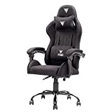 ITEK RHOMBUS FF10 Sedia Gaming ergon. Nera, schienale reclinabile, cuscino poggiatesta, sup. lombare, confort e design, ideale come sedia ufficio, ...