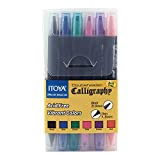 Itoya CL-100 Double Header Calligraphy Marker Set(6 colors) by ITOYA