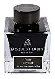 Jacques Herbin 13109JT - Flacone di inchiostro da 50 ml, per penne stilografiche e penne a sfera, colore: nero