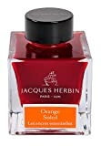 Jacques Herbin 13157JT - Bottiglia di inchiostro per penne stilografiche e penne a sfera, 50 ml, colore: Arancione sole