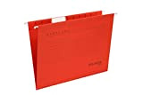 Jalema 2652742200 - Cartellina sospesa Euroflex formato A4, confezione da 25 pezzi, colore: Rosso