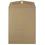 Jam Paper Open End Catalog Clasp Paper Envelope – 9 x 12 in