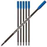 Jaymo - 6 - Ricariche per penna a sfera compatibili con Cross® blu. Inchiostro tedesco liscio e puntale medio 1mm. ...