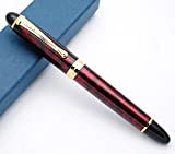 Jinhao X450 Penna stilografica con pennino M Vernice a polvere color oro.