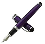 Jinhao X750 - Penna stilografica con pennino piegato, da fine a larga, collezione Signature Gift Pen