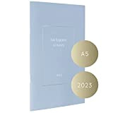 JO & JUDY Calendario mensile "Life happens in Waves" 2023 – Agenda in blu e oro – Calendario con copertina ...