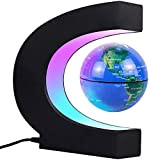 JOWHOL Globo Fluttuante con LED a Levitazione Magnetica Mappamondo Magnetico con Luce LED per Casa Ufficio Decorazione Regali d'Affari Studente ...