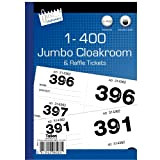 Just Stationery 1-400 - Biglietto per lotteria Jumbo per guardaroba