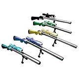 Kagodri Penna per fucile da cecchino"Eat Chicken", penna gel luminosa a forma di pistola, colore casuale regalo anniversario