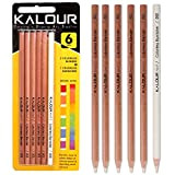 Kalour Set di matite incolore per frullatore e brunitore (6 matite totali)